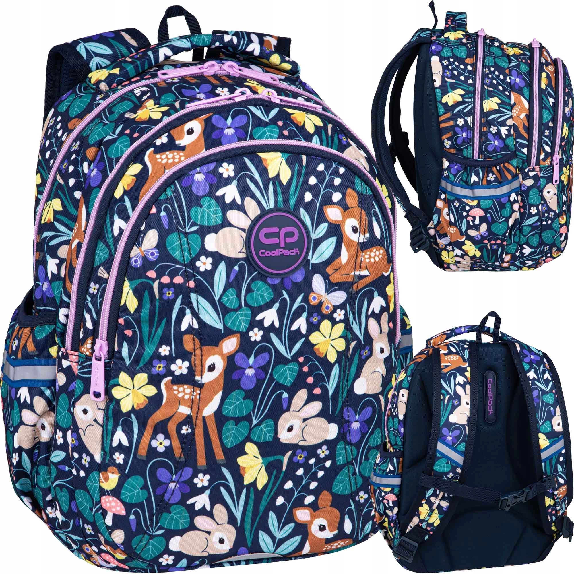 Školský batoh Coolpack Joy S s motívom sarienky Bambi pre dievčatká